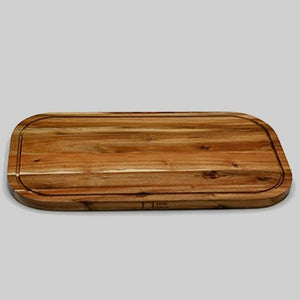 Acacia Rounded Cutting Board - 20"x11"