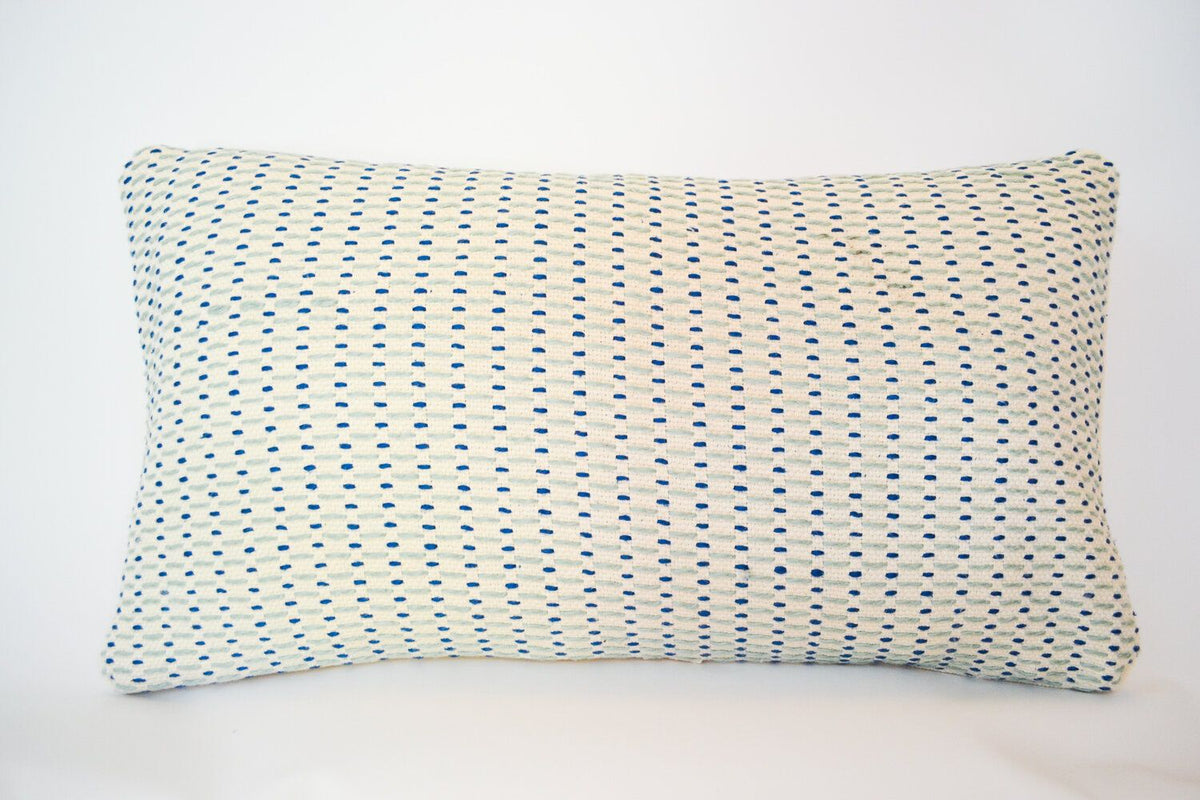 Iza Pillow - Indigo & Seaglass