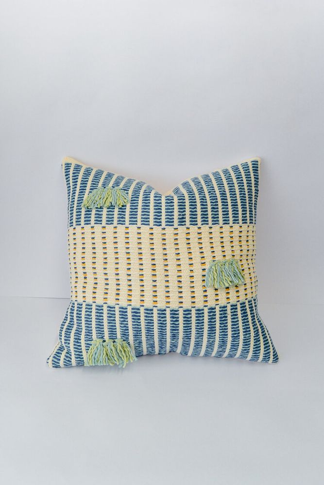 Salento Pillow - Indigo & Seaglass