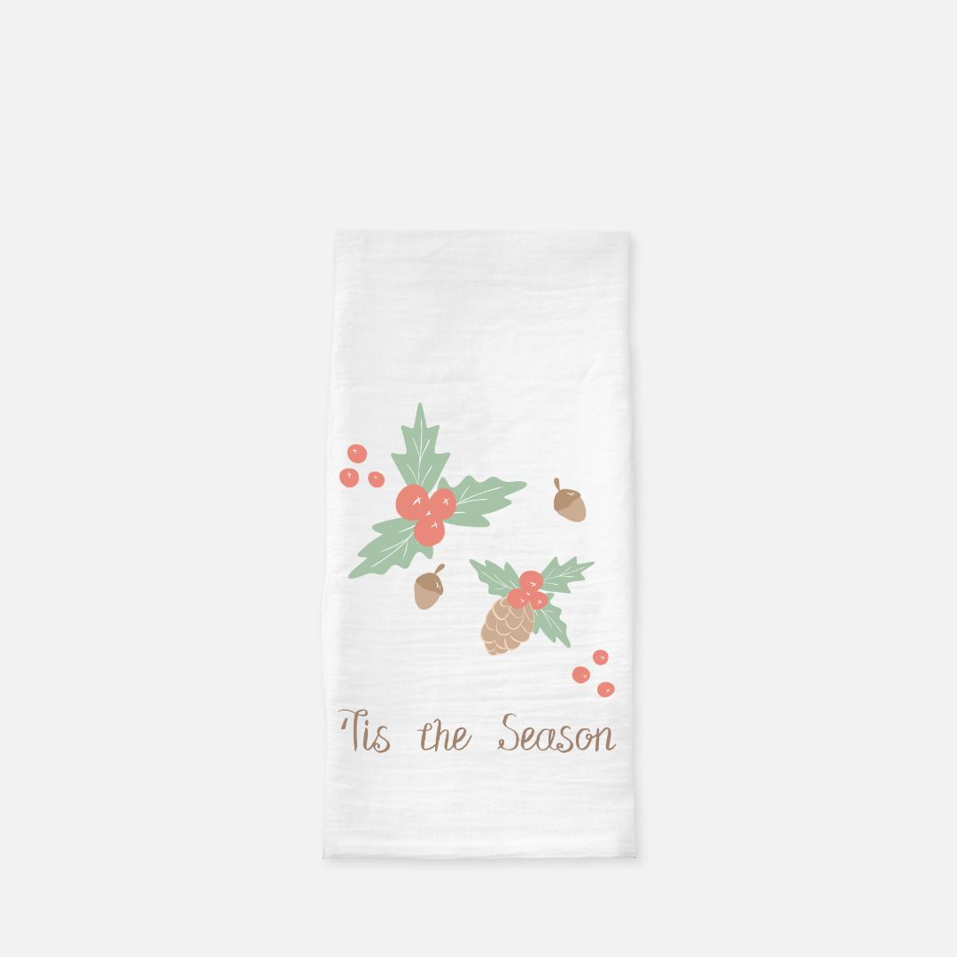 Holiday Tea Towel - Tis the Season