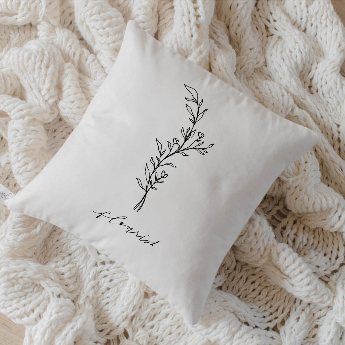 Flourish Wildflower Pillow
