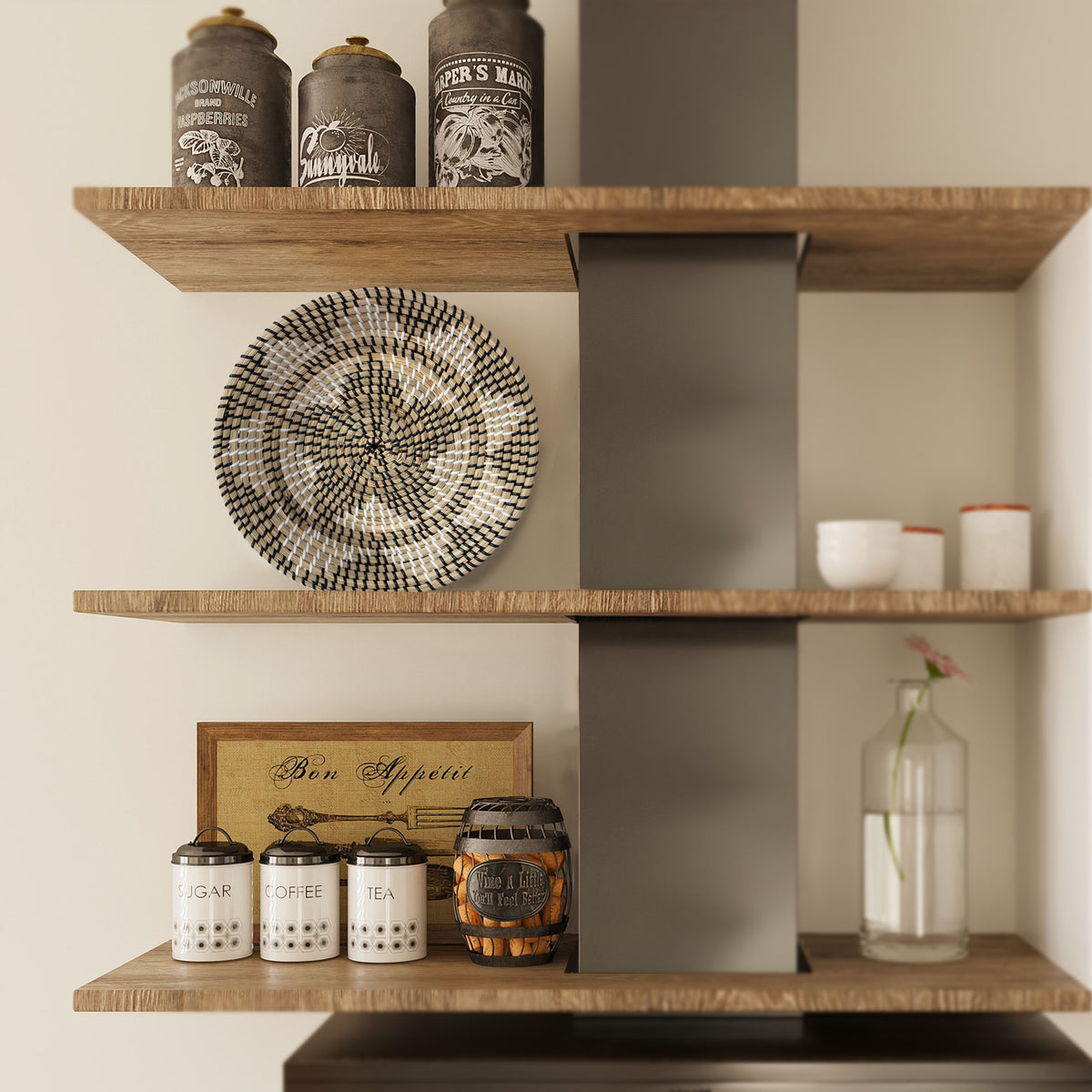 Natural Seagrass Woven Fruit Basket Bowl