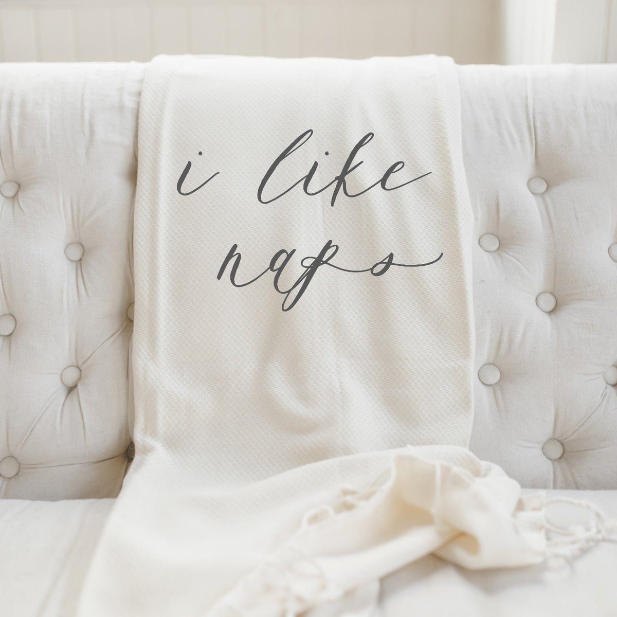 I Like Naps Throw Blanket