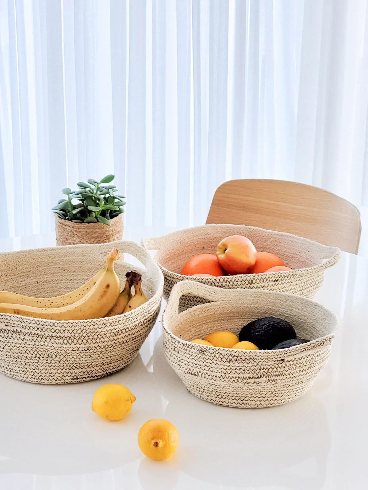 Amari Fruit Bowl - Brown (Set of 3)