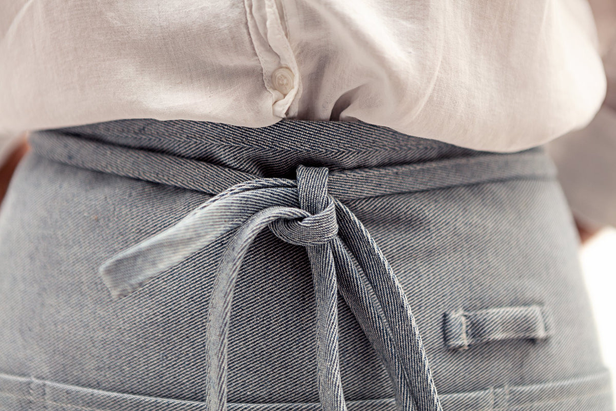 Blue Waist Apron