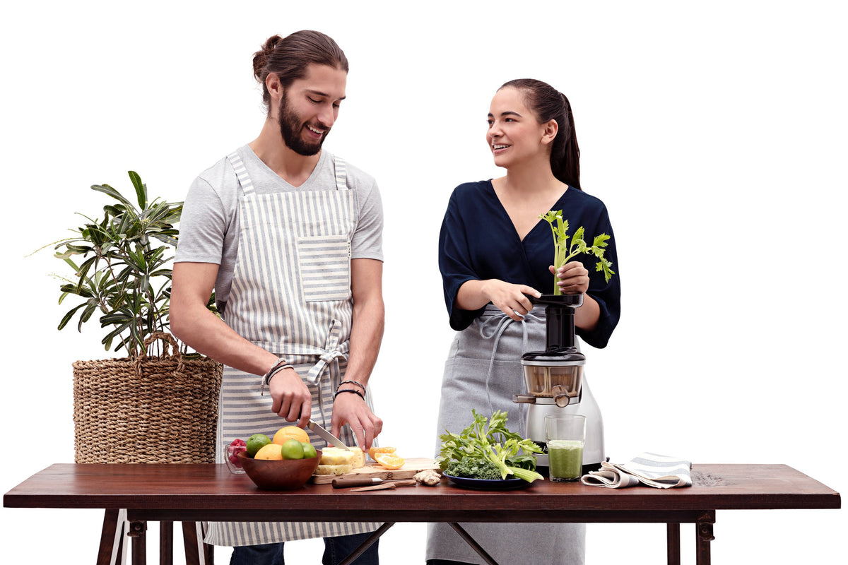 Striped Cross-Back Apron