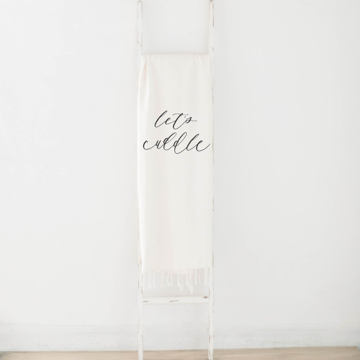 Let's Cuddle Throw Blanket