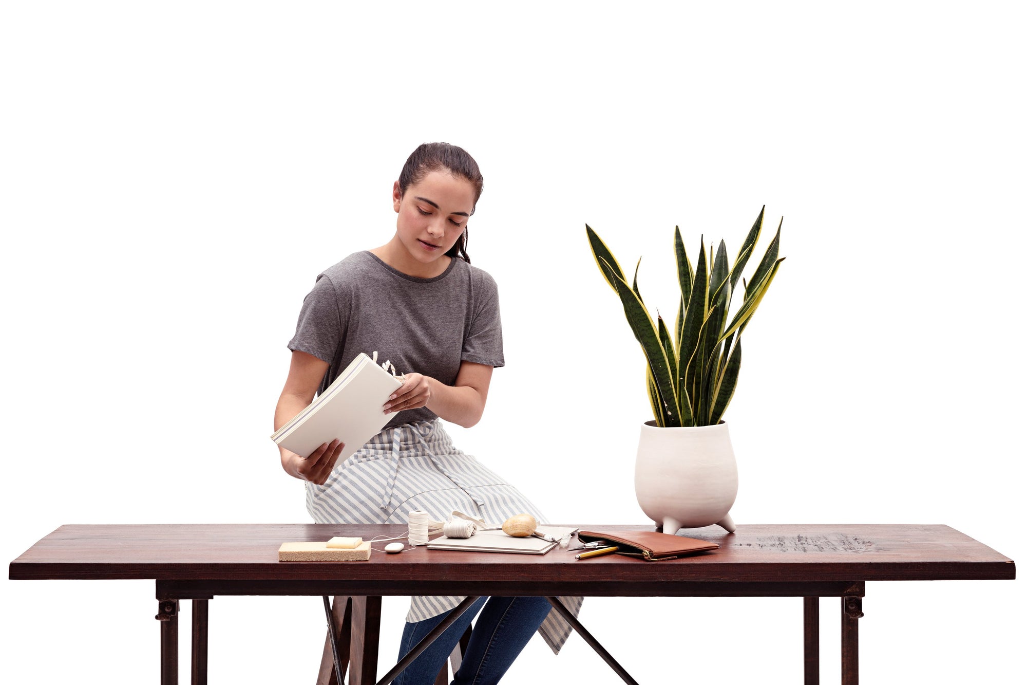 Striped Bistro Apron