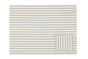 Striped Placemats with Pockets - Set of 4