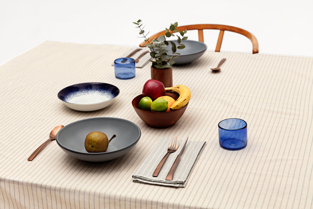 Tablecloth / Natural Striped
