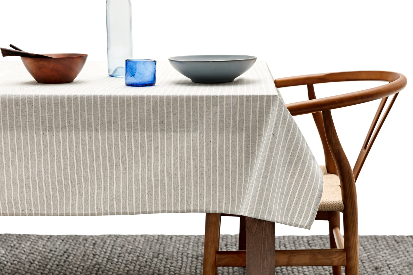 Tablecloth - Grey Striped