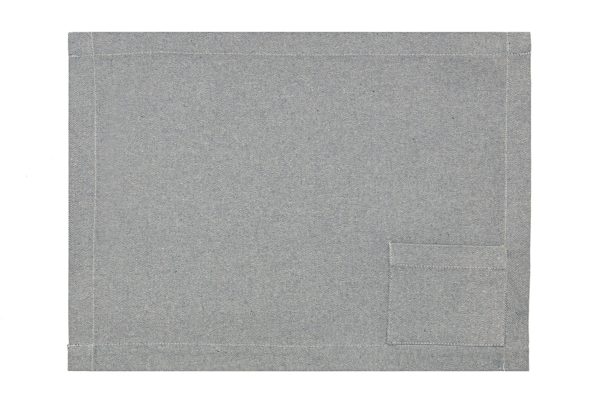 Denim Blue Placemats with Pockets - Set of 4