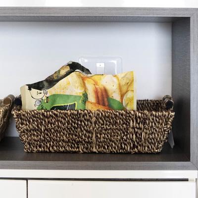 Brown Seagrass Wicker Baskets - Set of 2