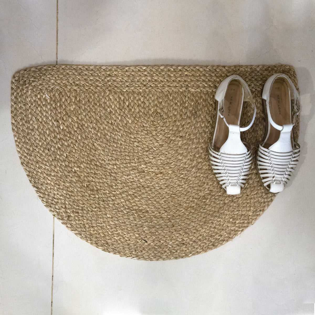 Semi-Circle Woven Doormat
