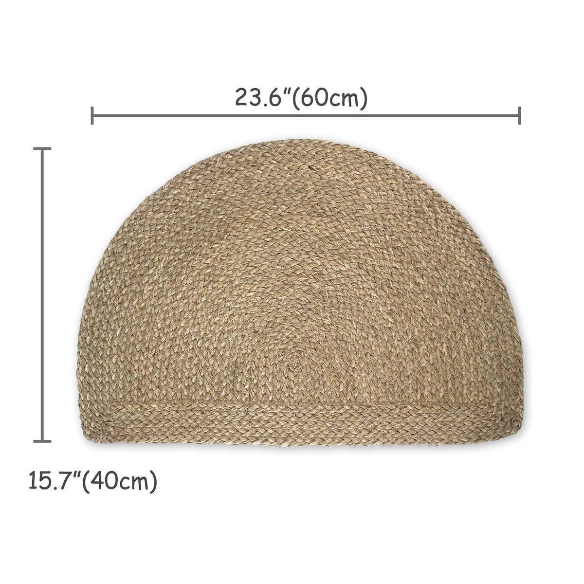 Semi-Circle Woven Doormat