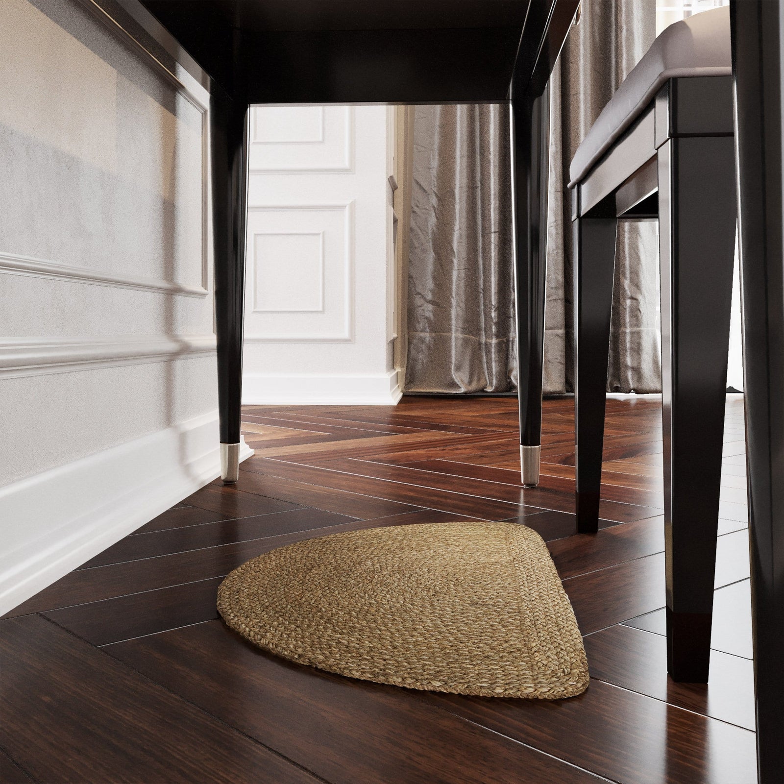 Semi-Circle Woven Doormat