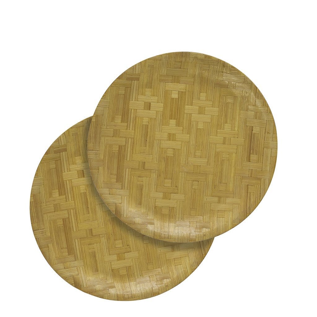 Round Bamboo Plate