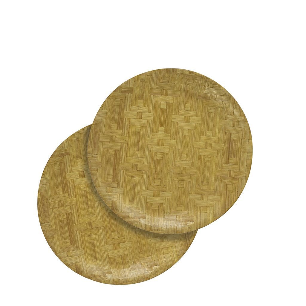 Round Bamboo Plate