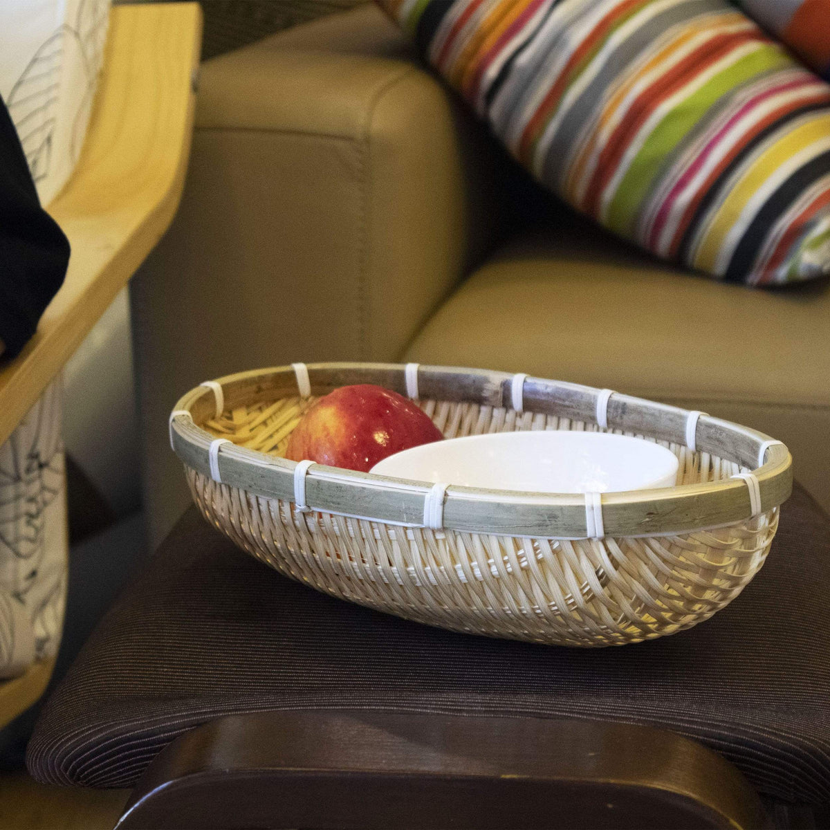 Wicker Wire Fruit Storage Basket