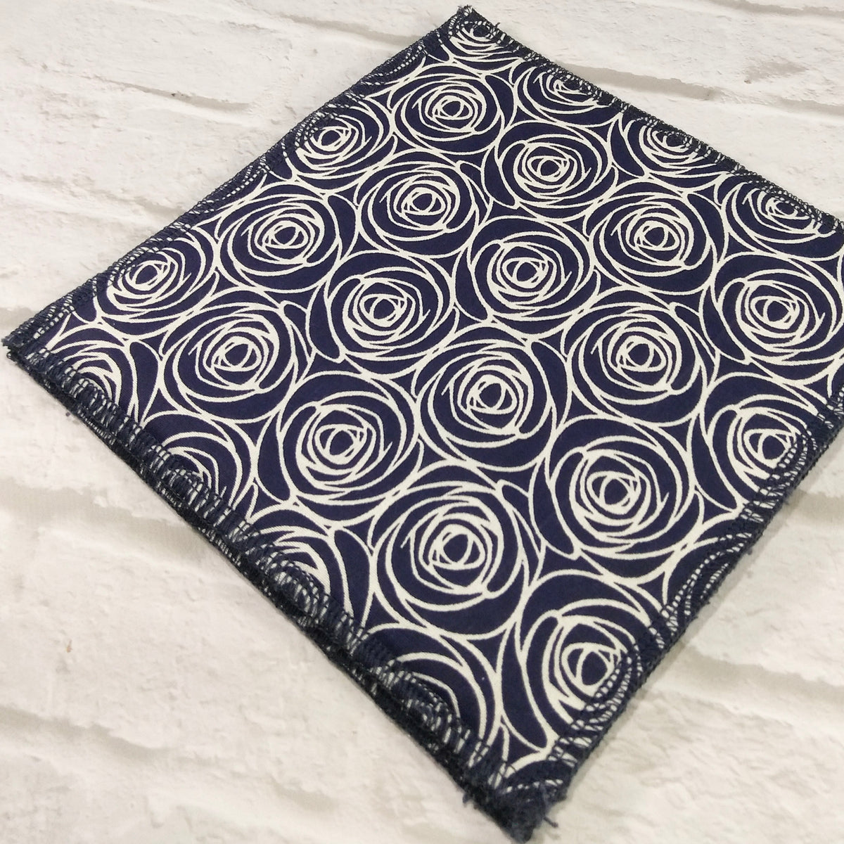 Navy Rose Dishcloths