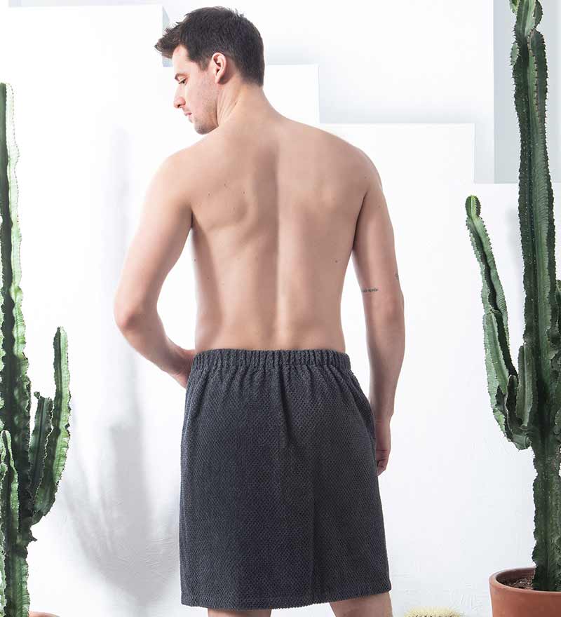 Men's Turkish Cotton Towel Wrap