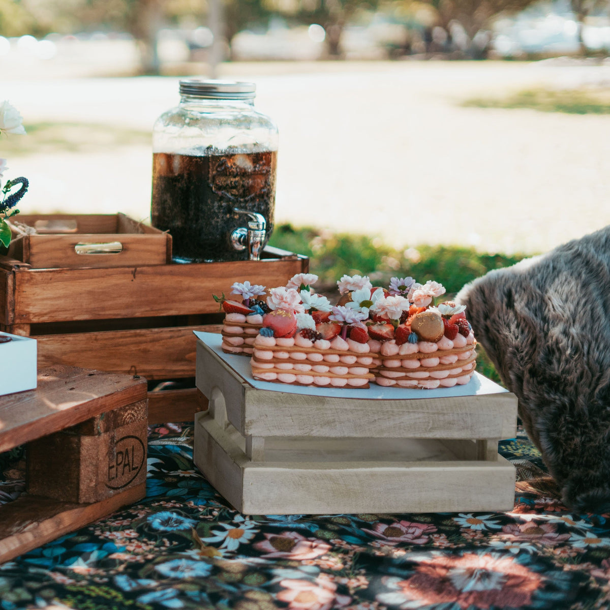 Nesting Rustic Storage & Accent Crates - Set of 3