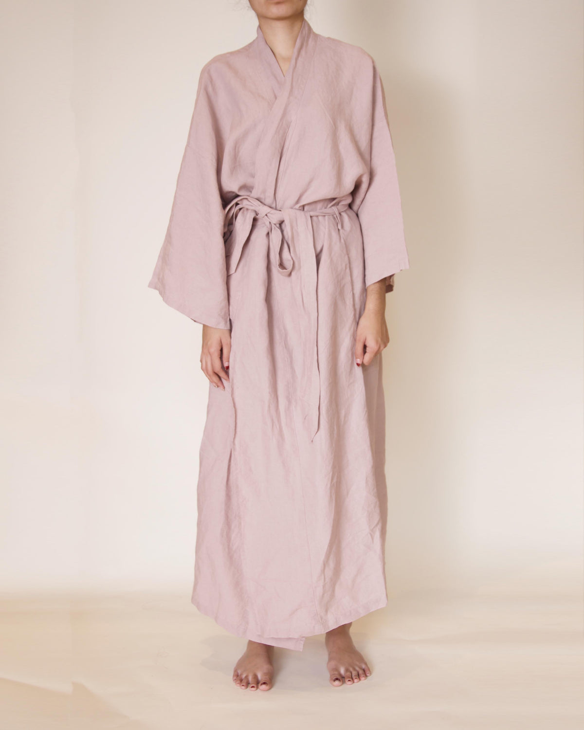 Sai Full-Length Linen Robe