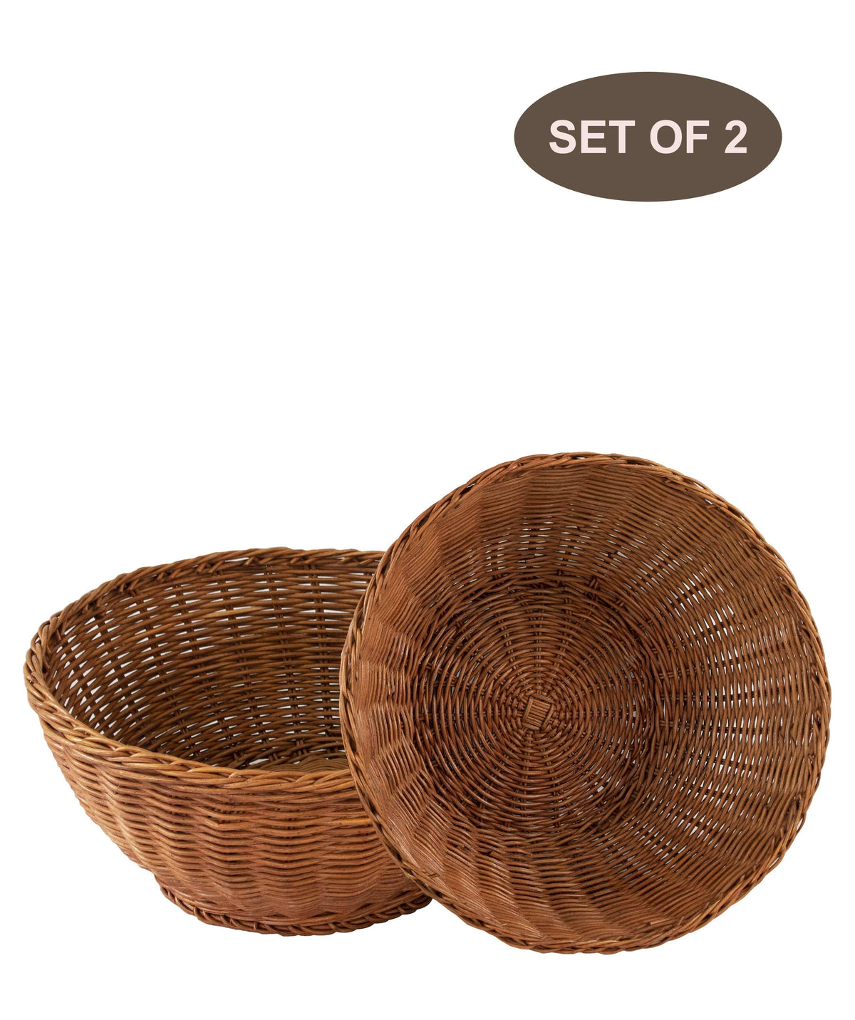Wicker Serving Bowl Baskets