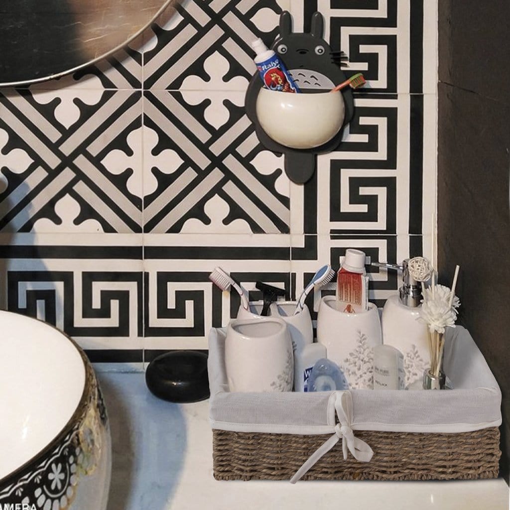 Seagrass Woven Wicker Storage Baskets